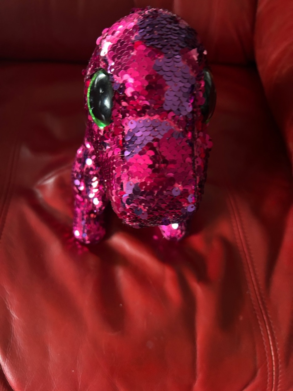 Purple Sequin Plush Toy Ty.